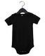 Bella + Canvas 134B - Infant Triblend Short-Sleeve One-Piece - Solid Black Triblend