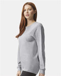 American Apparel 2007 Heather Grey — on model side