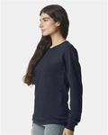 American Apparel 2007 Navy — on model side