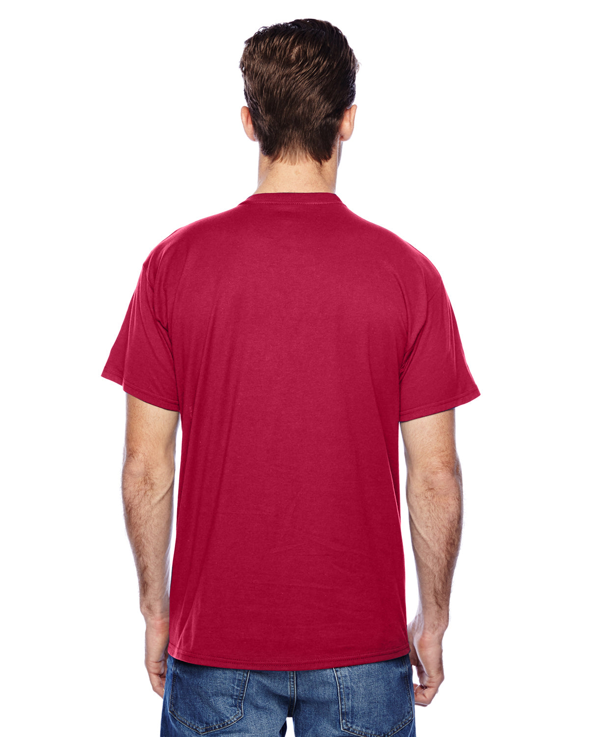 Unisex CVC X-Temp® Performance T-Shirt - Deep Red