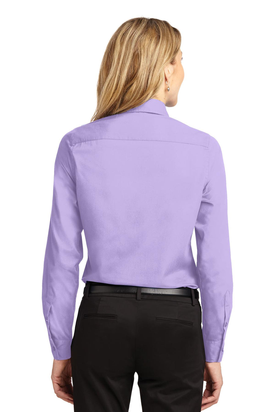 Women's Long Sleeve Easy Care Shirt - Bright Lavender