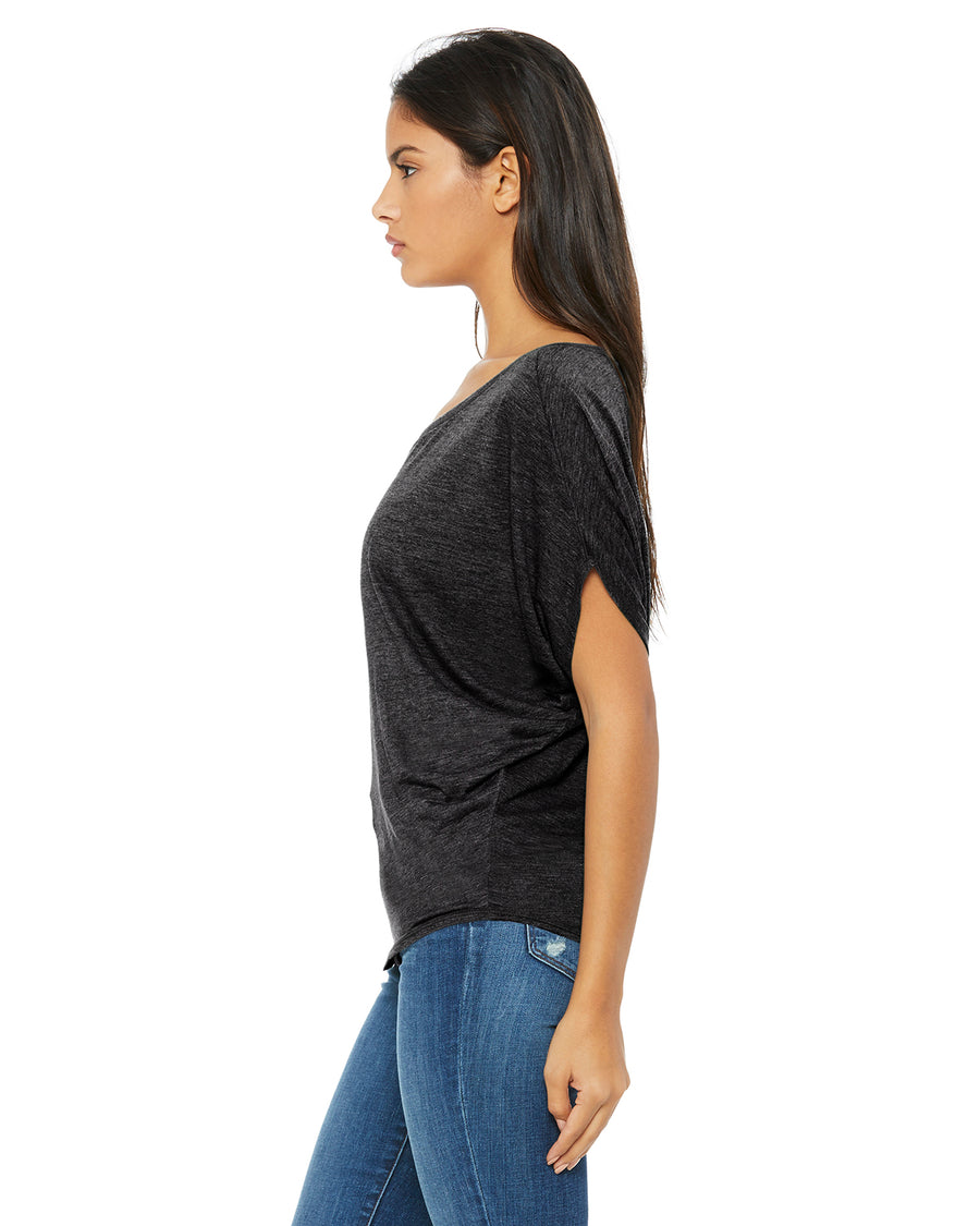 Women's Flowy Circle Top - Heather Dark Gray