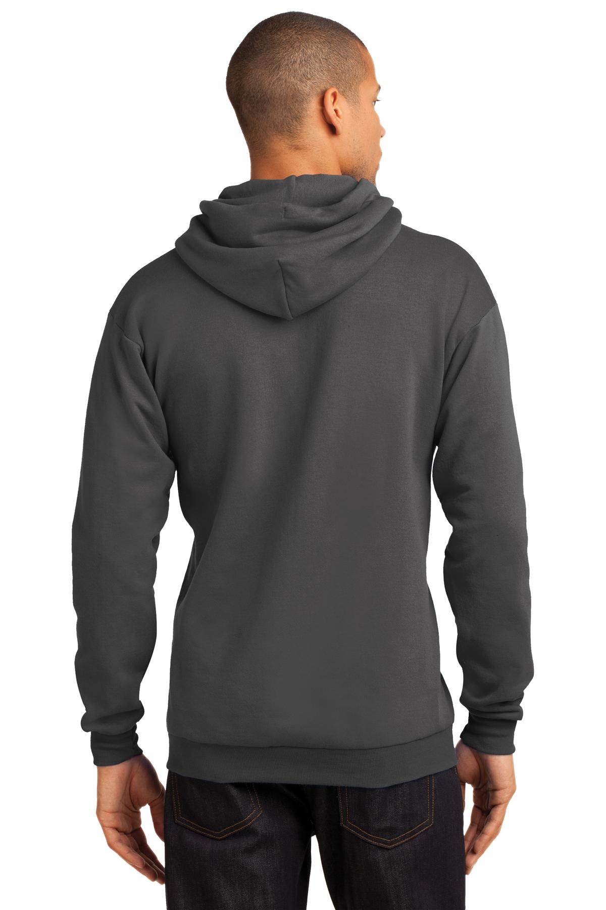 Unisex Core Fleece Pullover Hoodie - Charcoal