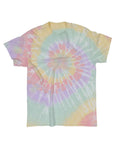 Unisex Multi-Color Spiral Short Sleeve T-Shirt - Hawaiian Breeze