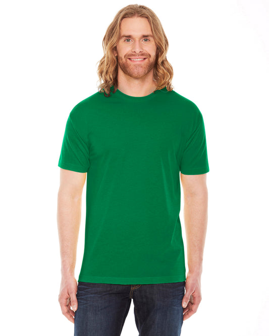 Unisex Poly-Cotton Short-Sleeve Crewneck - Kelly Green