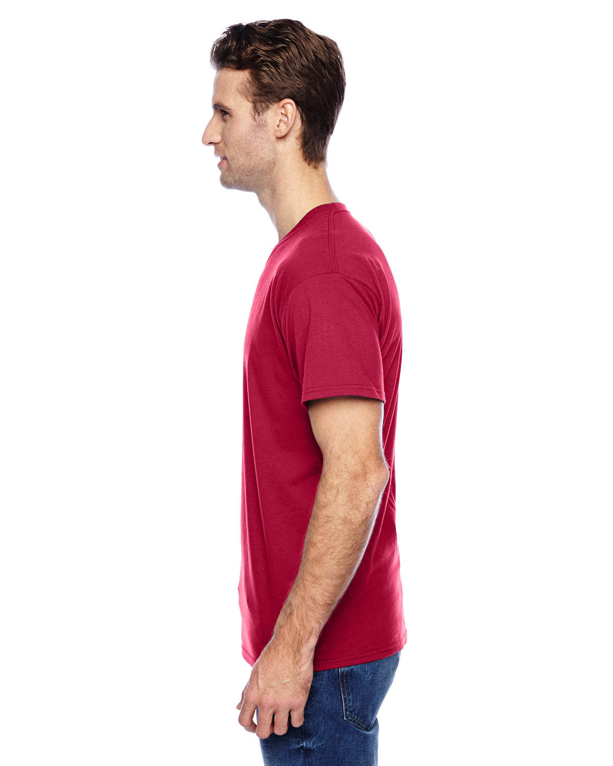 Unisex CVC X-Temp® Performance T-Shirt - Deep Red