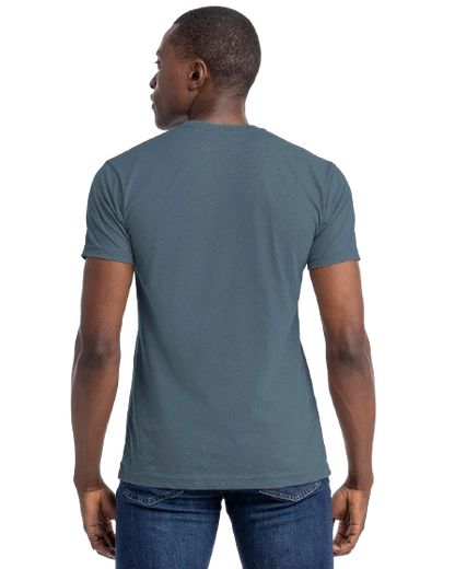 Unisex CVC Crewneck T-Shirt - Hthr Slate Blue