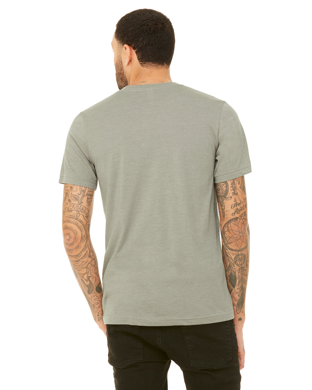 Unisex Heather CVC T-Shirt - Heather Stone