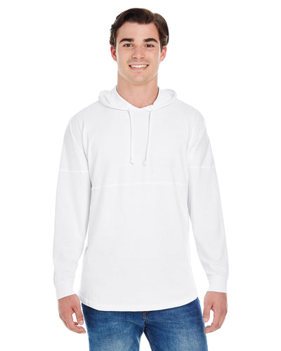 Unisex Game Day Jersey Hoodie - White