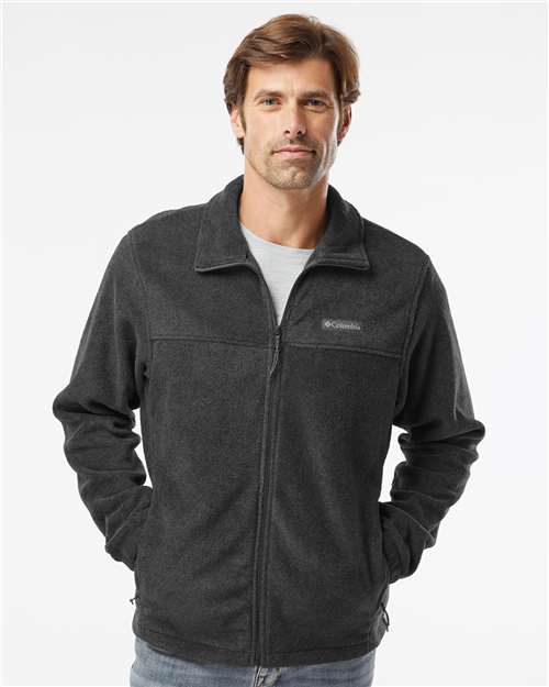 Columbia 147667 Charcoal Heather — on model front