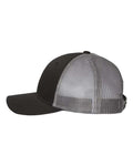 Richardson 115 Black/ Charcoal — direct side