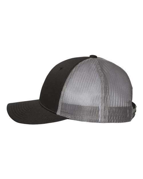 Richardson 115 Black/ Charcoal — direct side