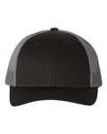 Richardson 115 Black/ Charcoal — front
