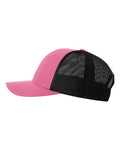 Richardson 115 Hot Pink/ Black — direct side