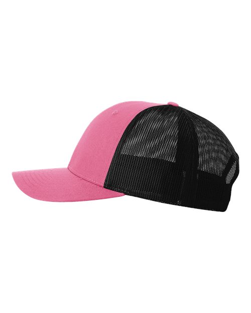 Richardson 115 Hot Pink/ Black — direct side