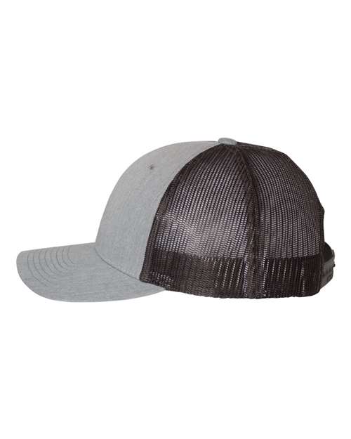 Richardson 115 Heather Grey/ Dark Charcoal — direct side