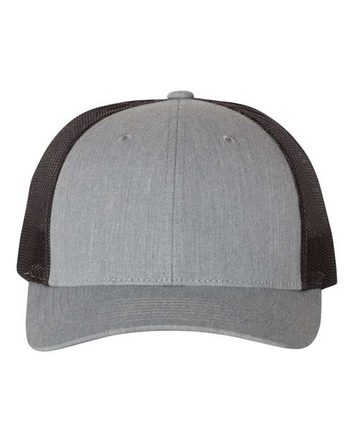 Richardson 115 Heather Grey/ Dark Charcoal — front