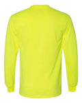 Gildan 8400 Safety Green — back