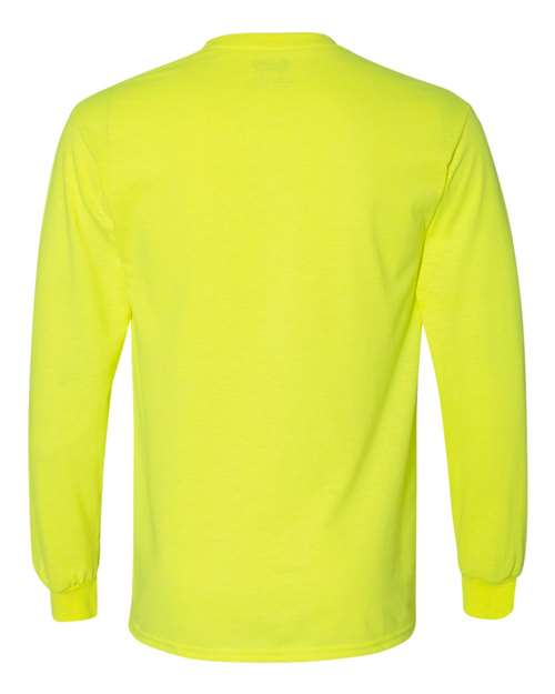 Gildan 8400 Safety Green — back