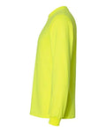 Gildan 8400 Safety Green — direct side