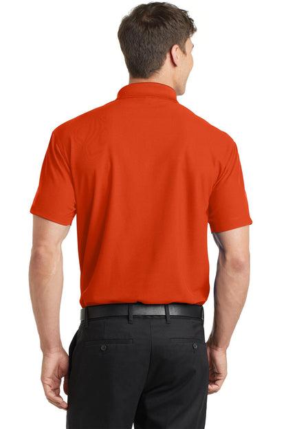 Unisex Dry Zone Grid Polo - Autumn Orange