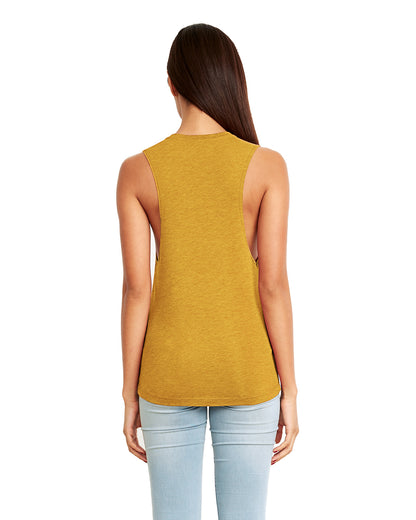 Women's Festival Muscle Tank - Antique Gold