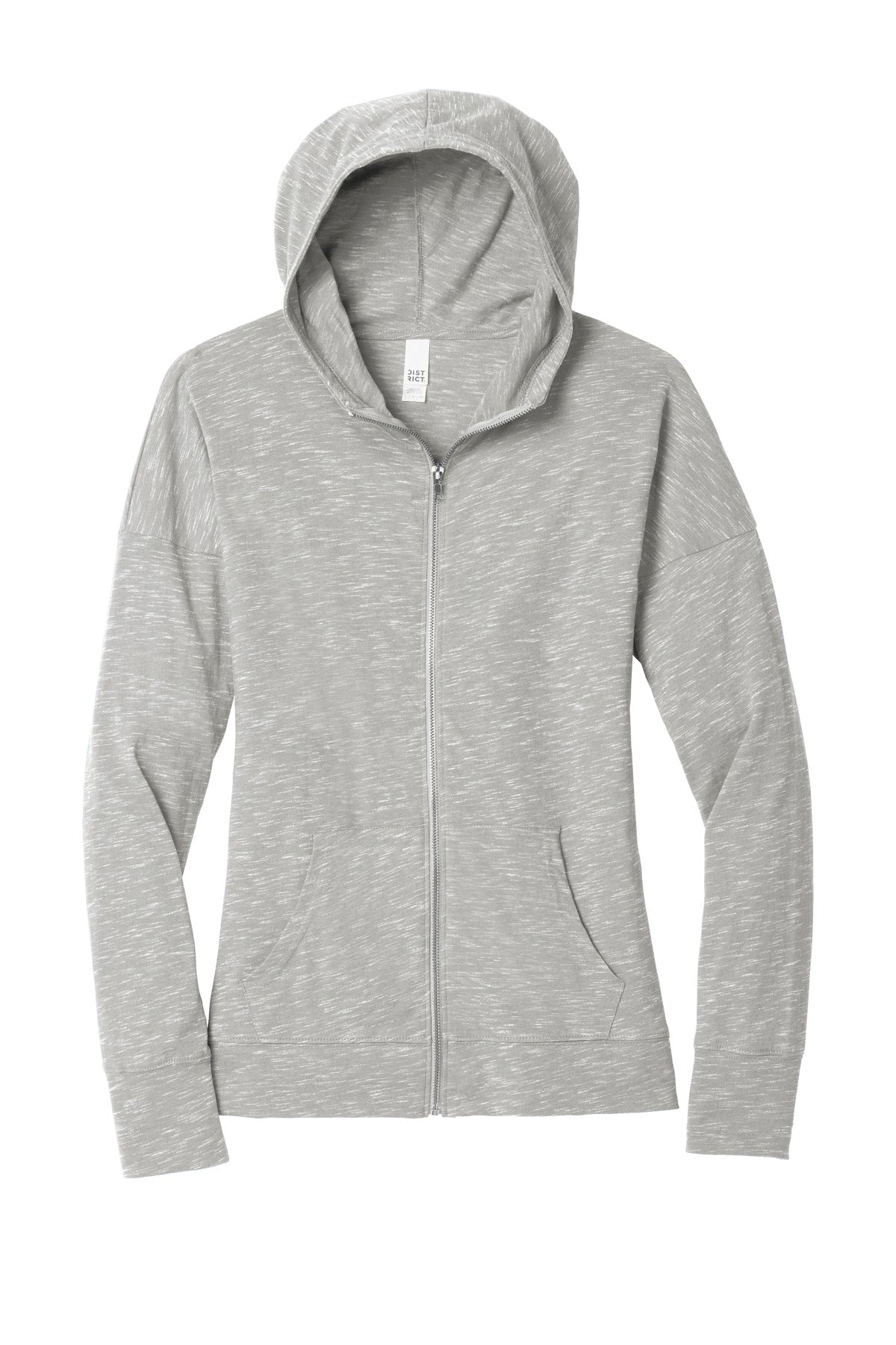 Women's Medal Full-Zip Hoodie - Light Gray