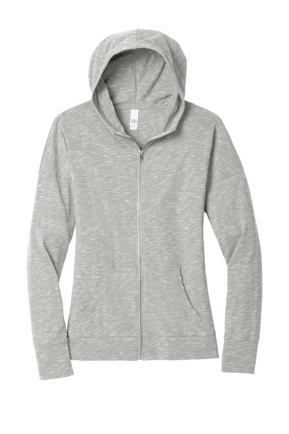 Women's Medal Full-Zip Hoodie - Light Gray