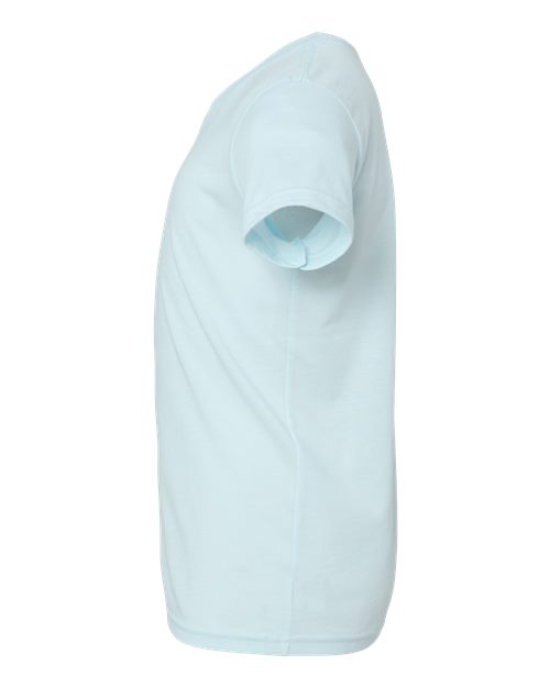 BELLA + CANVAS 3413Y Ice Blue Triblend — direct side