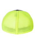 Richardson 110 Charcoal/ Neon Yellow — back