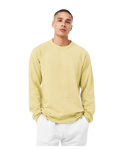 Unisex Sponge Fleece Raglan Sweatshirt - French Vanilla