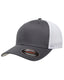 Flexfit 6511 - Unisex 6-Panel Trucker Cap - Charcoal / White