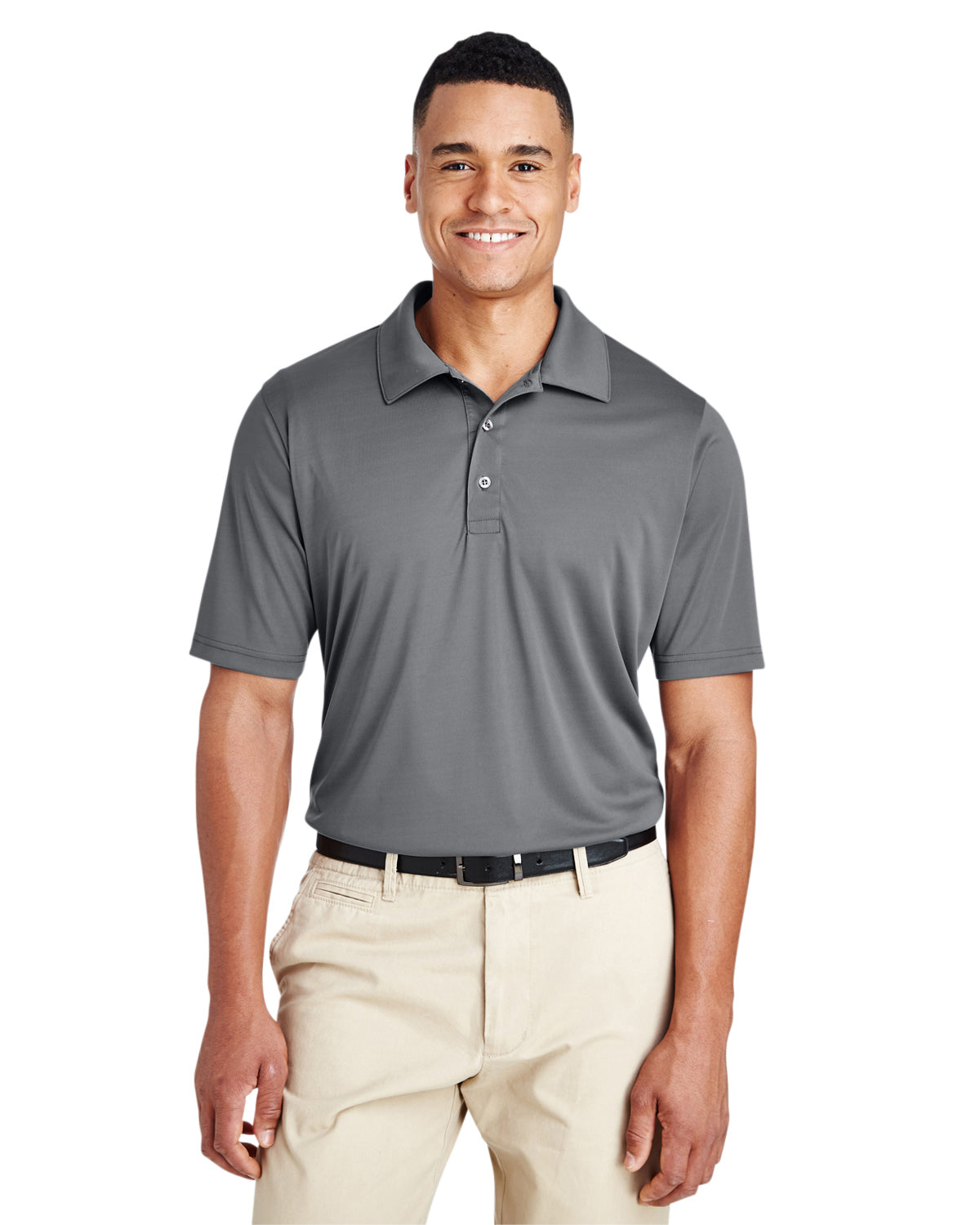 Men's Zone Performance Polo - Sport Graphite