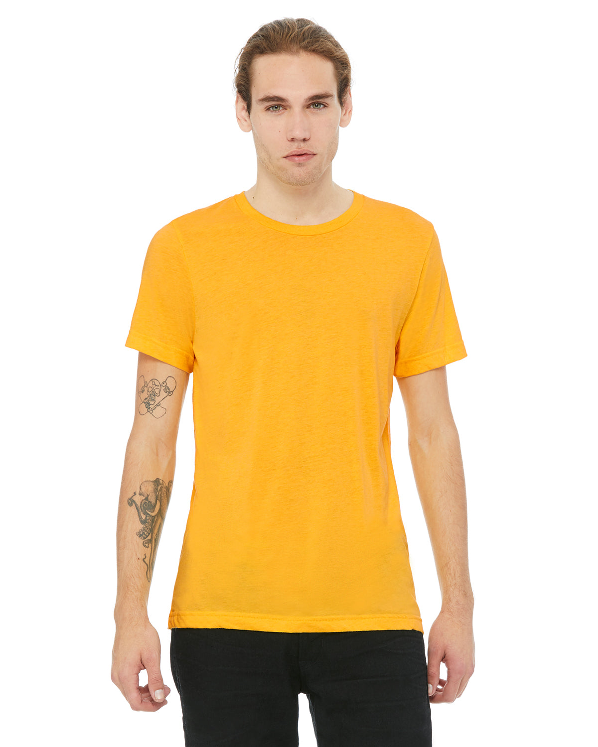 Unisex Triblend T-Shirt - Yellow Gold Triblend