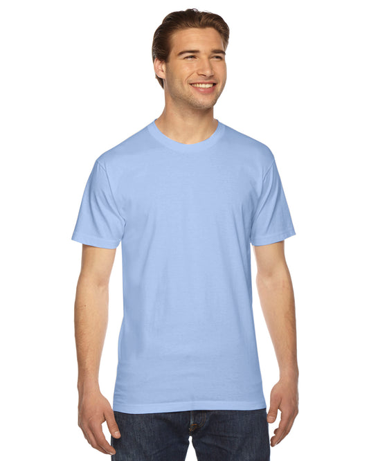 Unisex Fine Jersey Short-Sleeve T-Shirt - Baby Blue