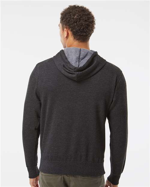 Independent Trading Co. AFX90UN Charcoal Heather — on model back