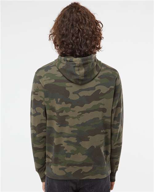 Independent Trading Co. AFX90UN Forest Camo — on model back
