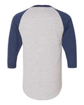 Augusta Sportswear 4420 Athletic Heather/ Navy — back