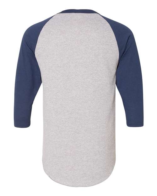 Augusta Sportswear 4420 Athletic Heather/ Navy — back