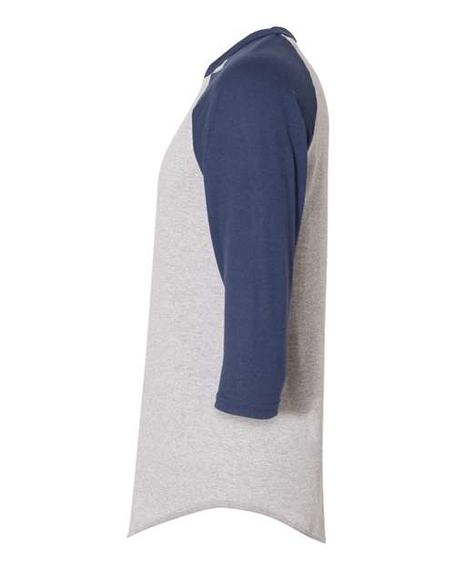 Augusta Sportswear 4420 Athletic Heather/ Navy — direct side
