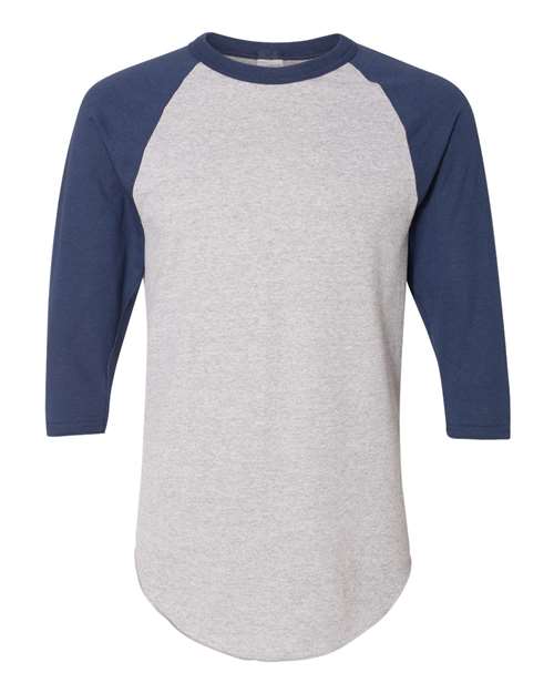 Augusta Sportswear 4420 Athletic Heather/ Navy — front
