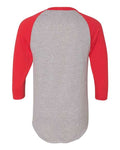 Augusta Sportswear 4420 Athletic Heather/ Red — back