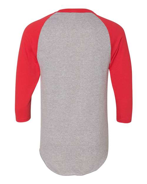 Augusta Sportswear 4420 Athletic Heather/ Red — back