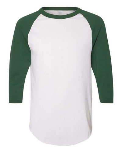 Augusta Sportswear 4420 White/ Dark Green — front
