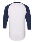 Augusta Sportswear 4420 White/ Navy — back