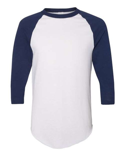 Augusta Sportswear 4420 White/ Navy — front