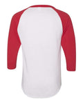 Augusta Sportswear 4420 White/ Red — back