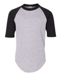 Augusta Sportswear 4421 Athletic Heather/ Black — front