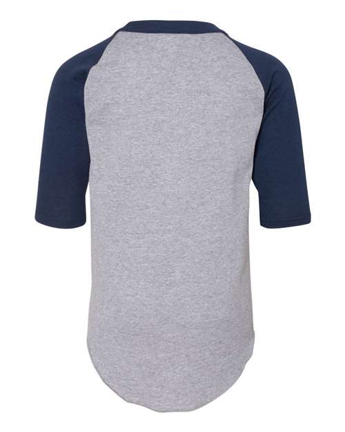 Augusta Sportswear 4421 Athletic Heather/ Navy — back