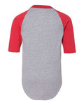 Augusta Sportswear 4421 Athletic Heather/ Red — back